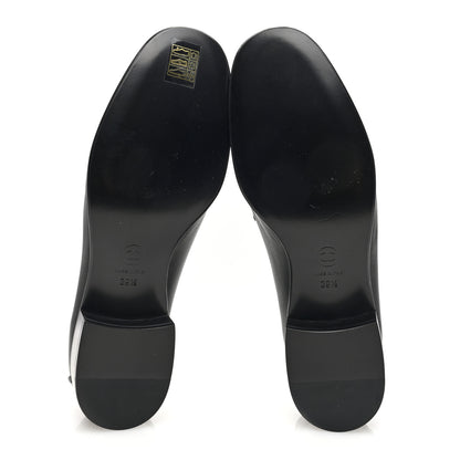 Chanel Lambskin Quilted Boy Loafers 39.5 Black 5 of 7