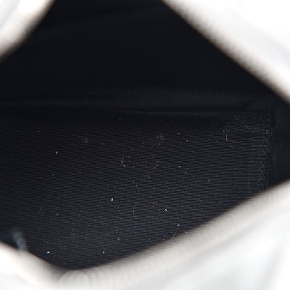 Saint Laurent Calfskin Y Quilted Monogram Small Loulou Bowling Bag Light Gray 8 of 10