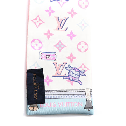 Louis Vuitton Silk Monogram Rodeo Bandeau Rose 3 of 3