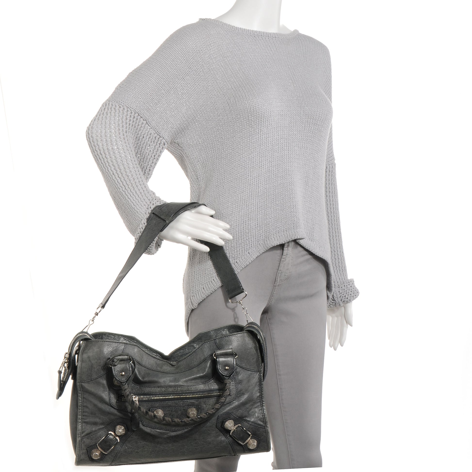 Balenciaga Agneau Giant 21 City Anthracite 2 of 9