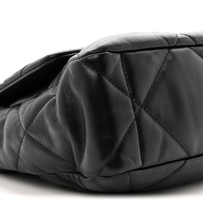 Chanel Lambskin Quilted Large Chanel 19 Flap Black 9 of 11