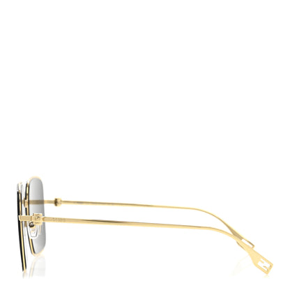 Fendi Metal FF Square Sunglasses FE40123U Gold 3 of 7