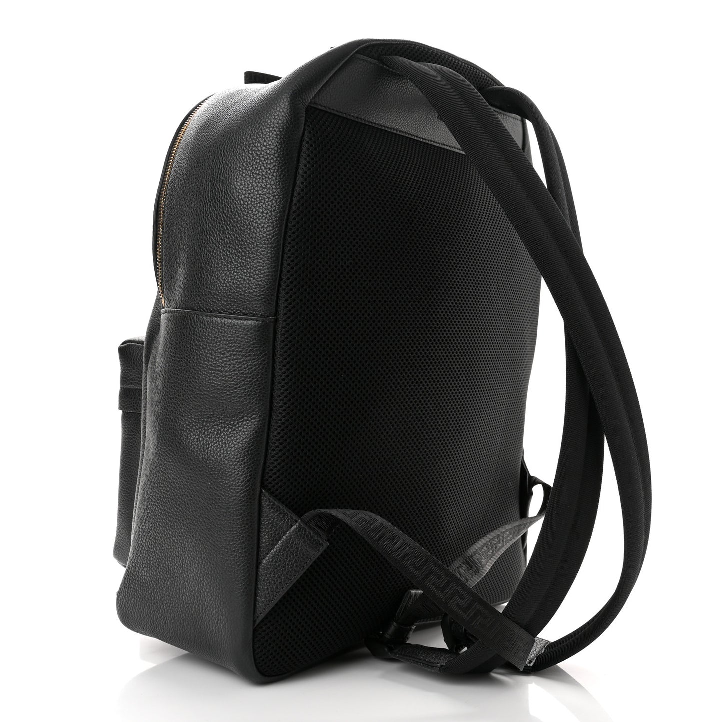 Calfskin Medusa Backpack Black