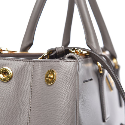 Prada Saffiano Medium Galleria Double Zip Tote Argilla 12 of 13