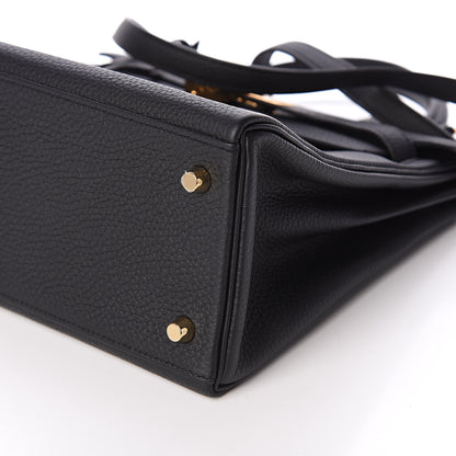 Hermes Togo Kelly Retourne 28 Black 8 of 10