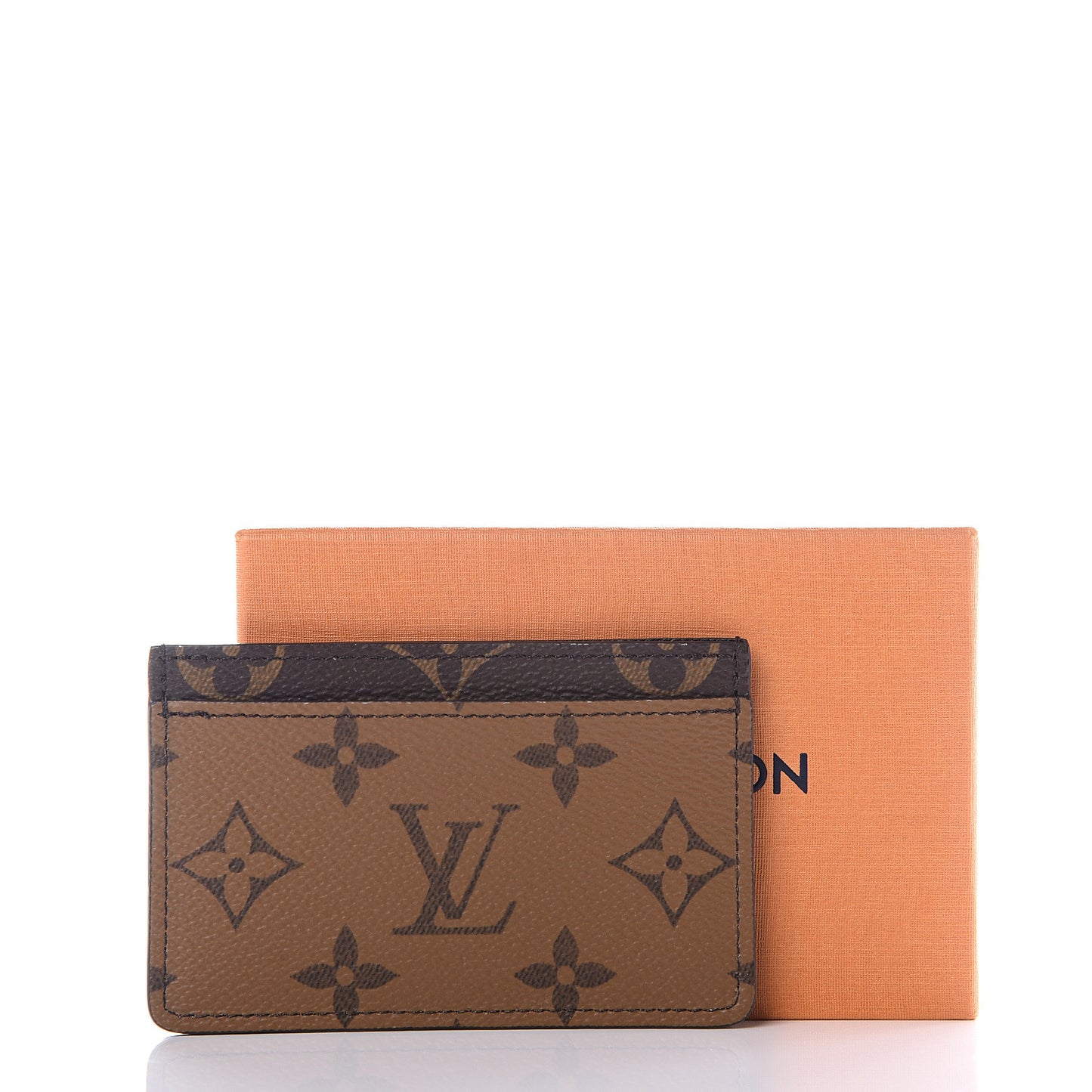 Reverse Monogram Card Holder