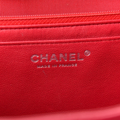 Chanel Lambskin Quilted Maxi Single Flap Fuchsia 8 of 14