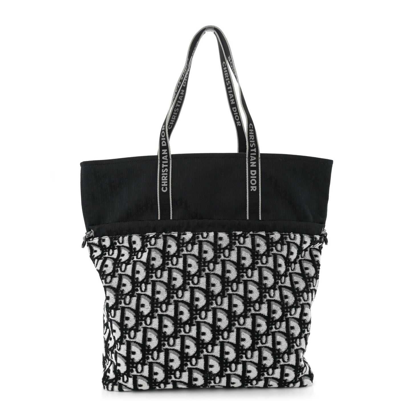 Terry Oblique Reversible Bag Black