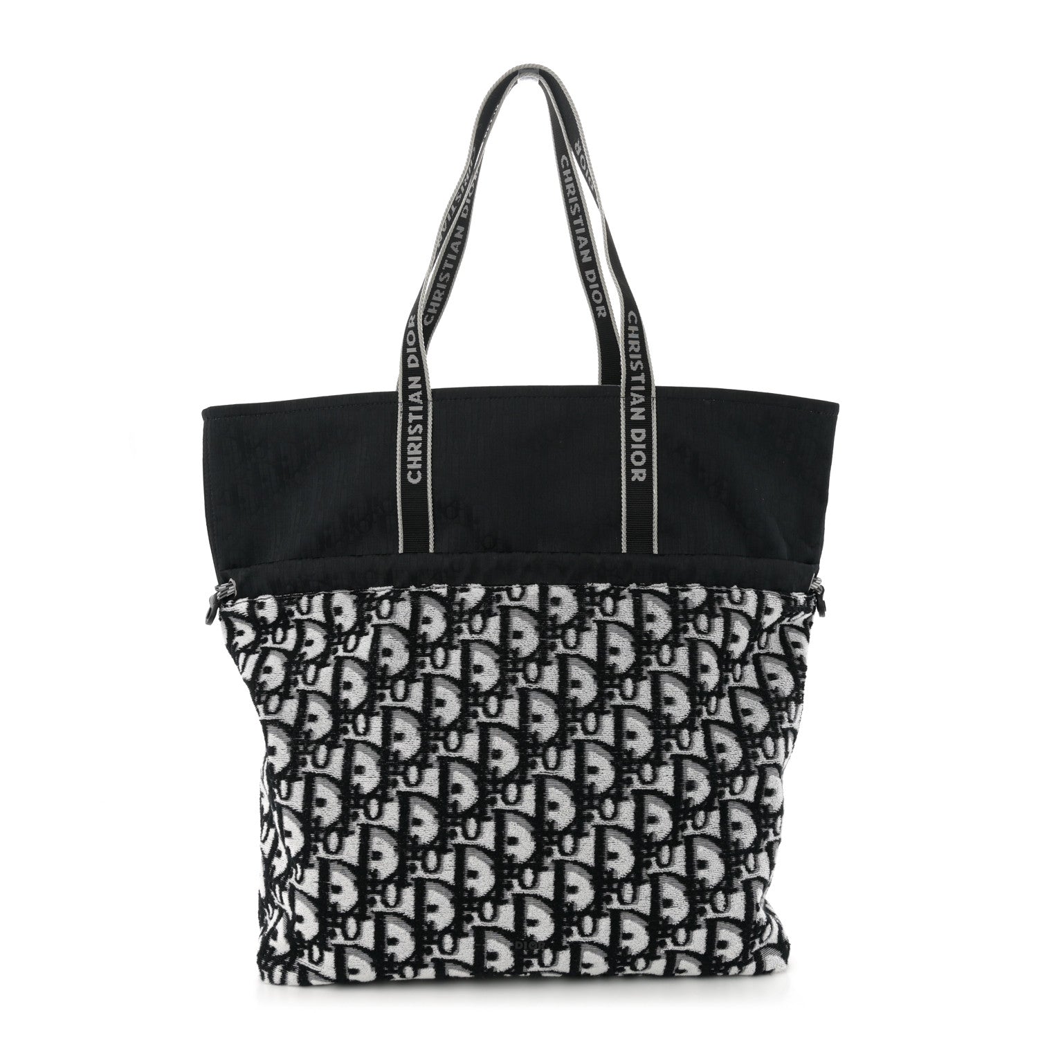 Christian Dior Terry Oblique Reversible Bag Black 1 of 10