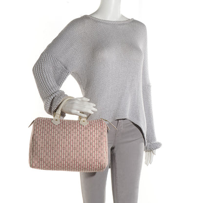 Louis Vuitton Mini Lin Croisette Speedy 30 Rouge 2 of 7