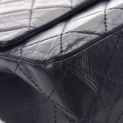 Chanel Aged Calfskin Quilted 2.55 Reissue 227 Flap Navy Blue 13 of 13