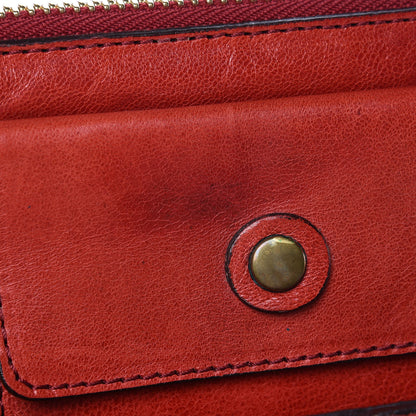 Chloe Lambskin Large Heloise Satchel Vermillion Red 20 of 20