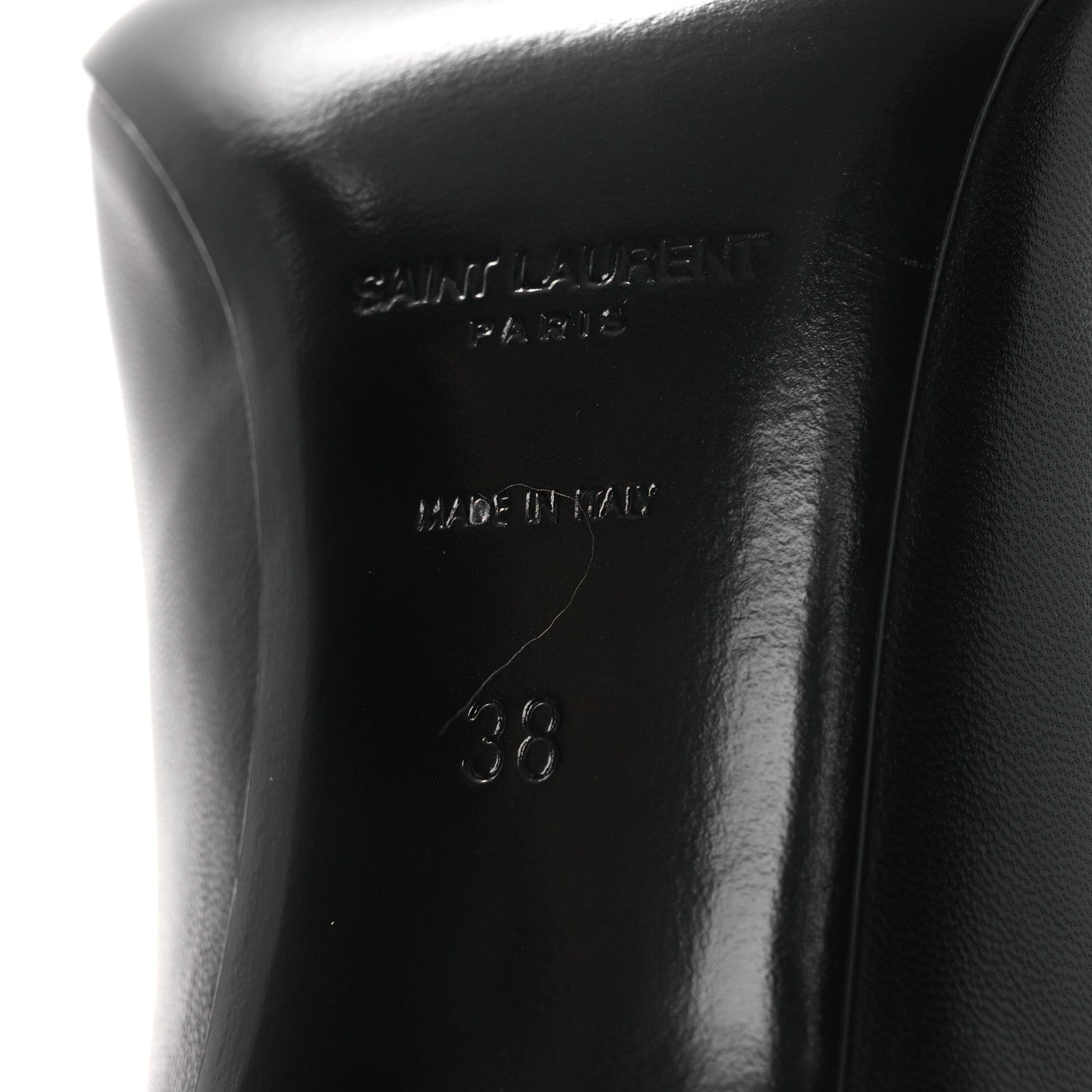 Saint Laurent Tripon Anja 105 Pumps 38 Black 8 of 11