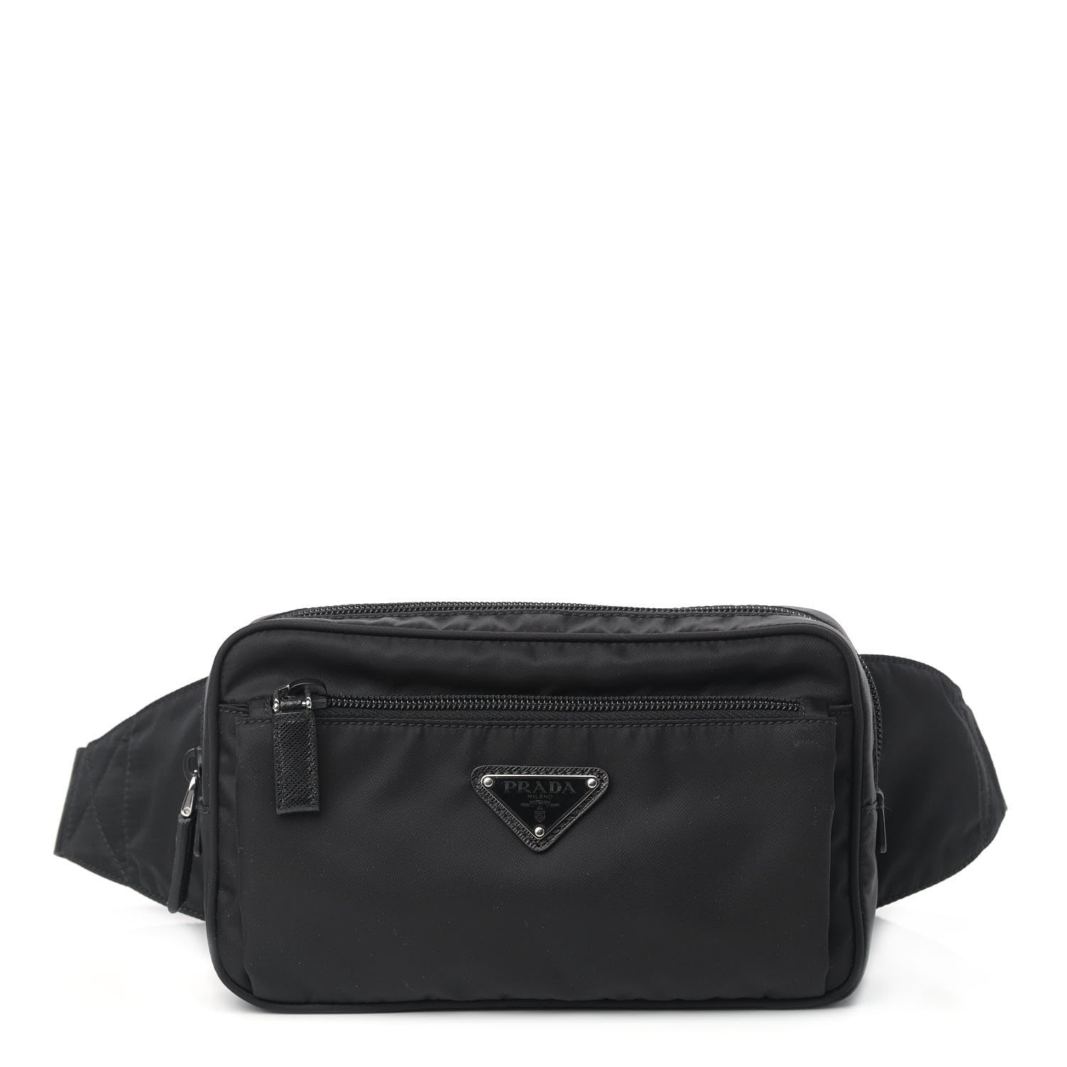 Prada Tessuto Nylon Belt Bag Black 1 of 11