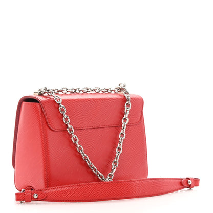 Louis Vuitton Epi Twist Shoulder Bag MM Coquelicot 3 of 19
