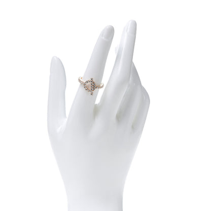 Hermes 18K Rose Gold Diamond Finesse Ring 55 7.25 2 of 6