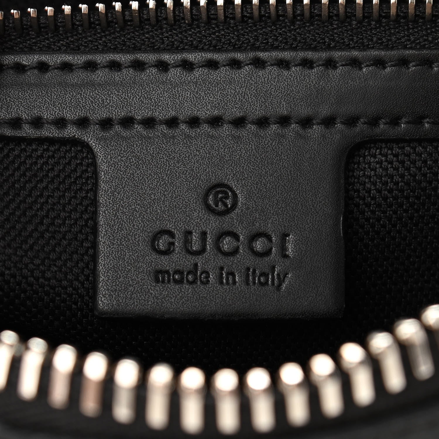 Gucci Soft GG Supreme Monogram Web Belt Bag Black Grey 6 of 10