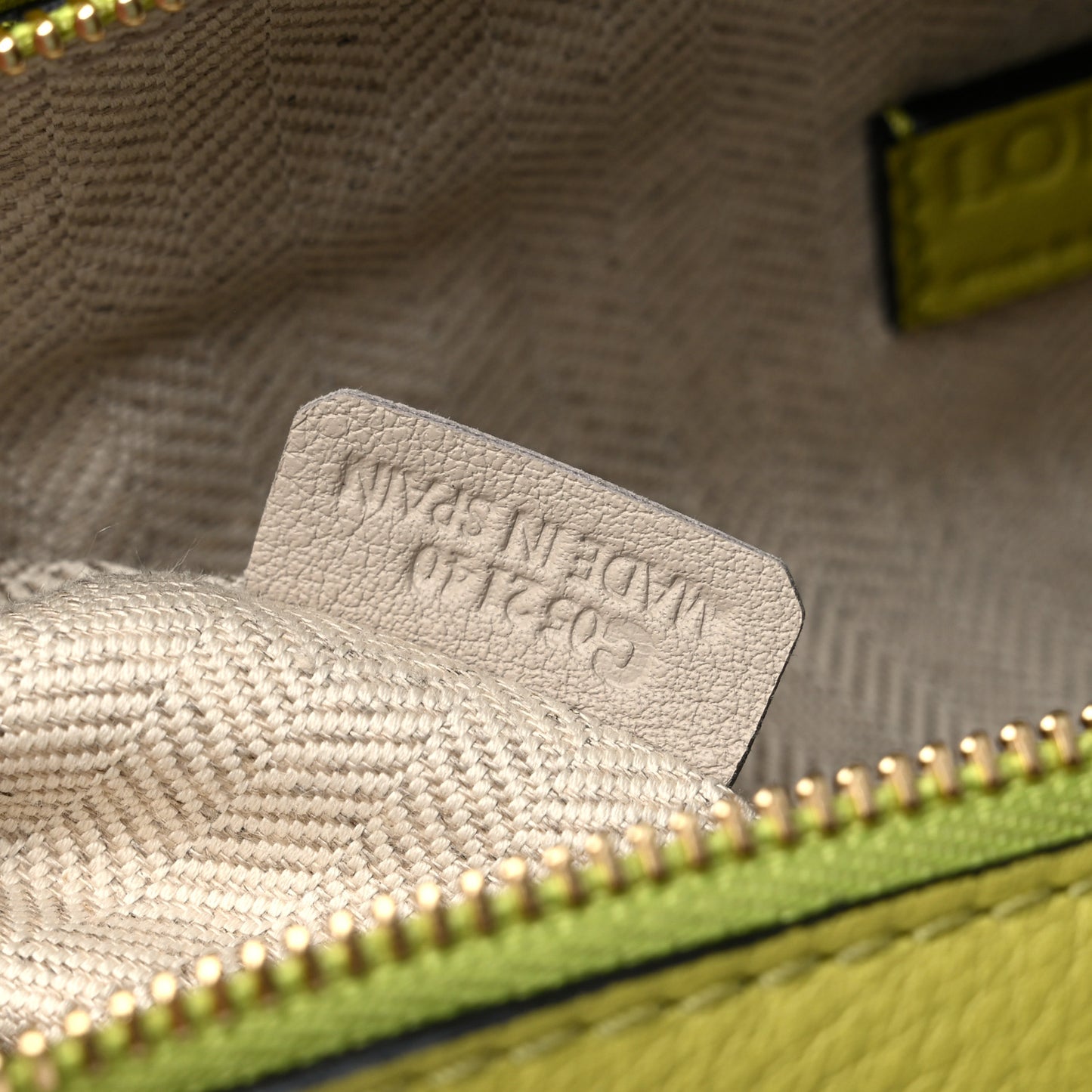 Calfskin Mini Puzzle Bag Lime Yellow