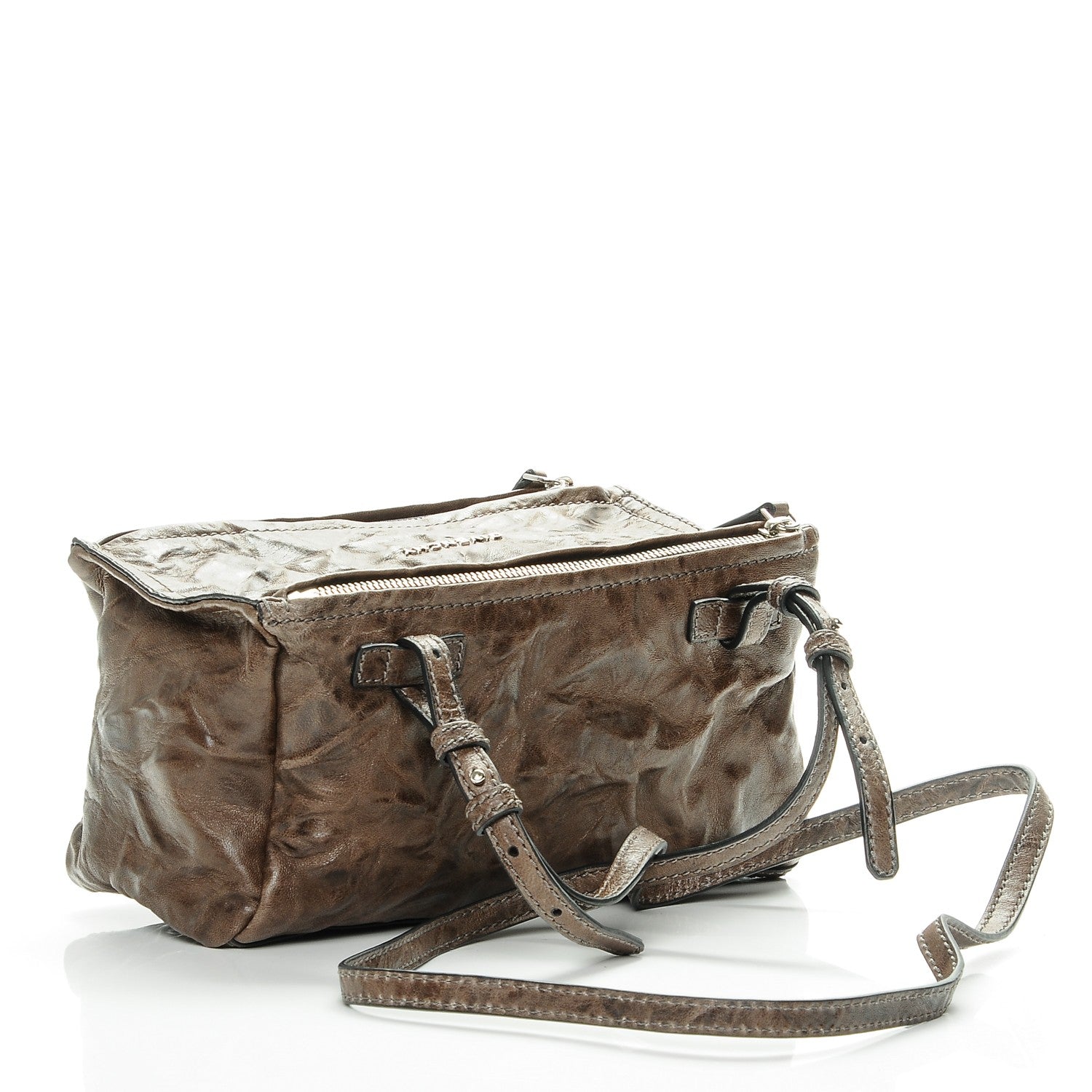Givenchy Tumbled Sheepskin Mini Pandora Brown 3 of 7
