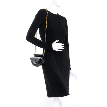 Chloe Calfskin Nano Georgia Crossbody Bag Black 2 of 8