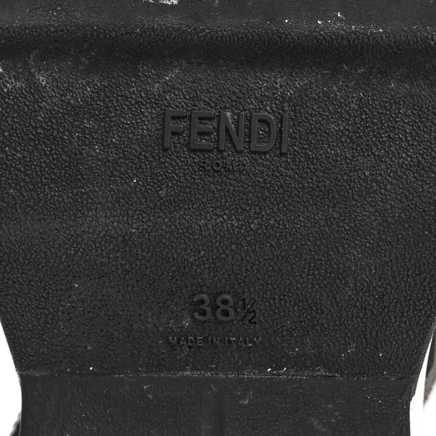 Fendi Stretch Knit Jacquard FF Lace-Up Sock Sneakers 38 Tobacco White Black 6 of 8