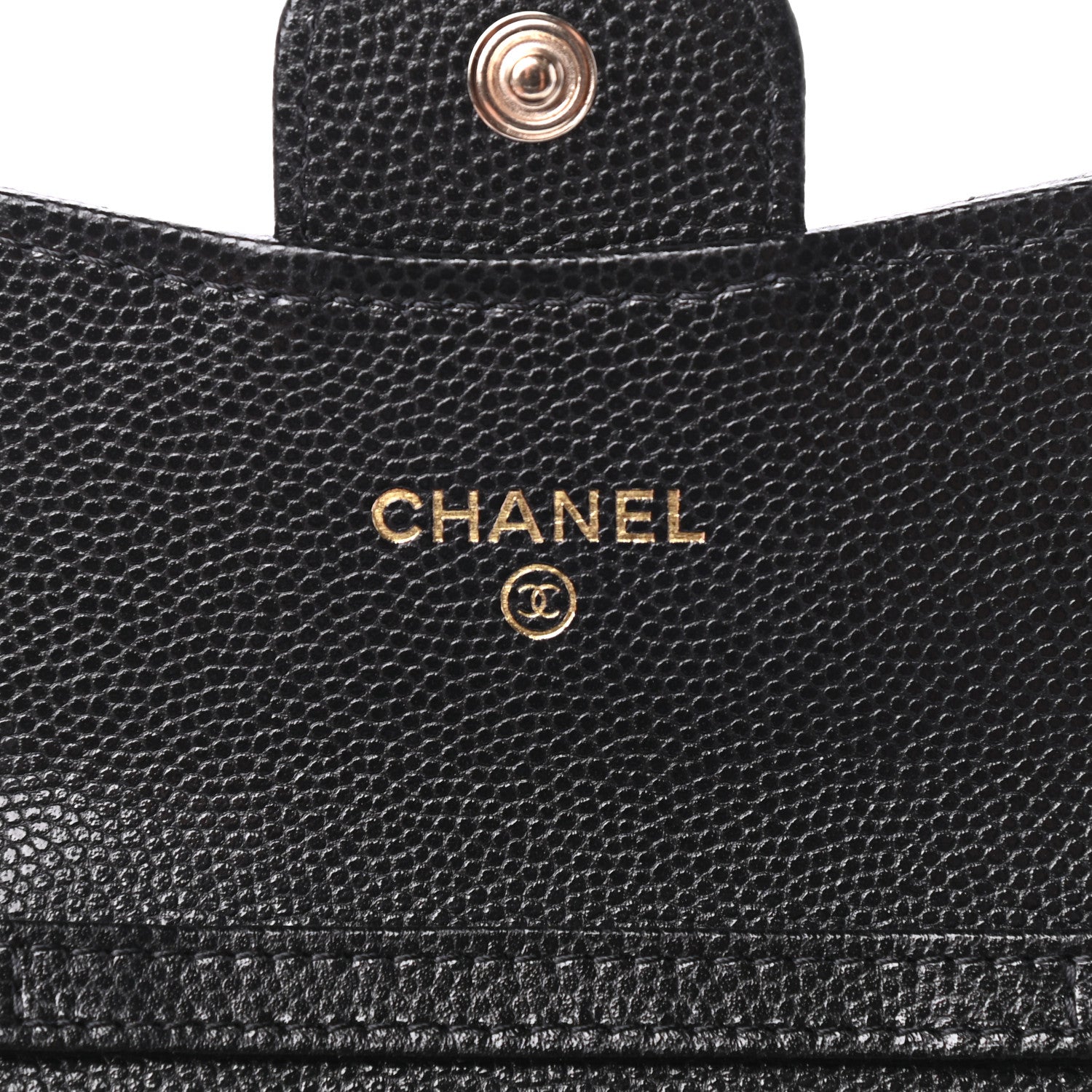 Chanel Caviar Quilted Flap Card Holder On Chain Black 6 of 11