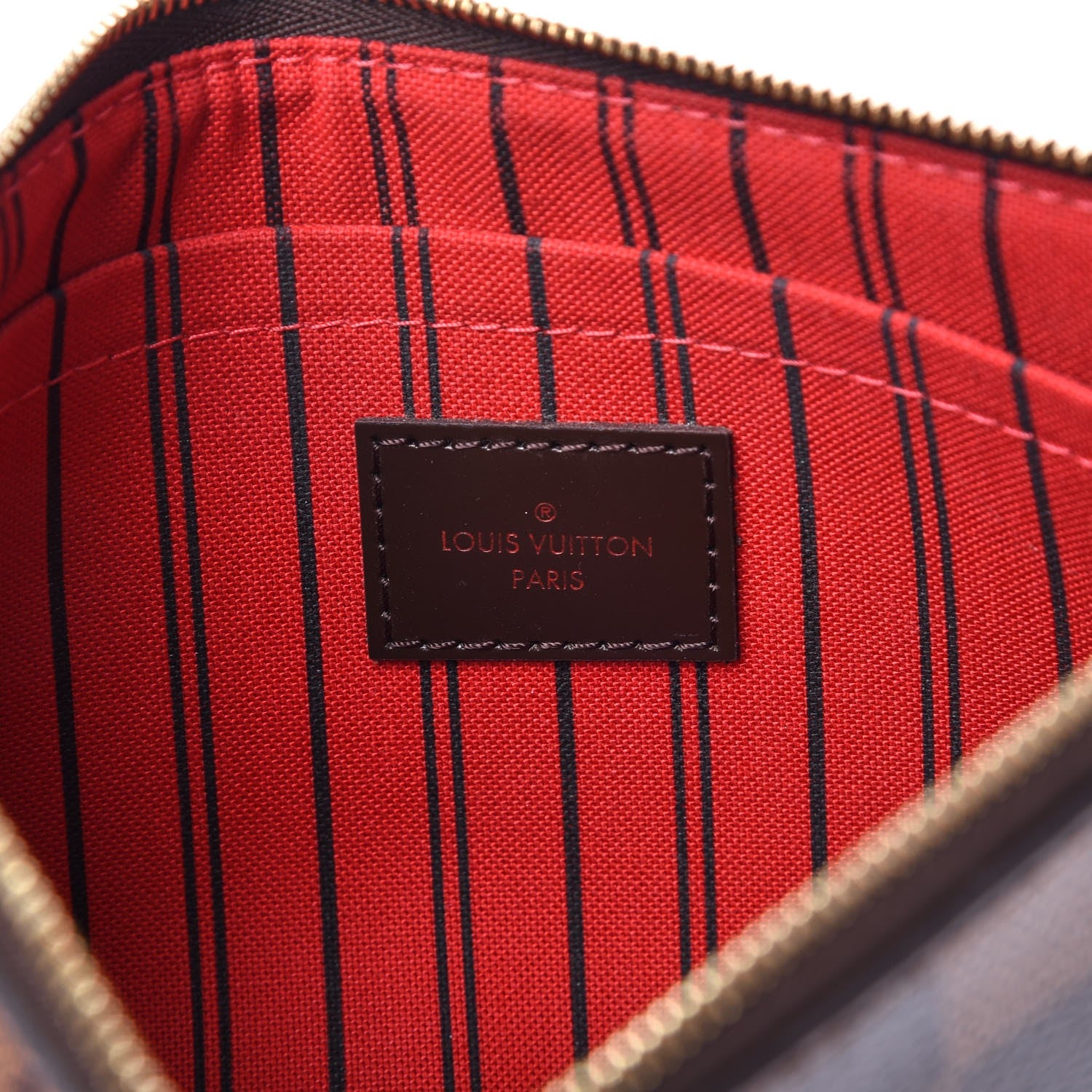 Louis Vuitton Damier Ebene Neverfull MM GM Pochette 5 of 9