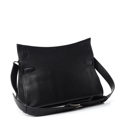 Hermes Taurillon Clemence Jypsiere 37 Black 3 of 12