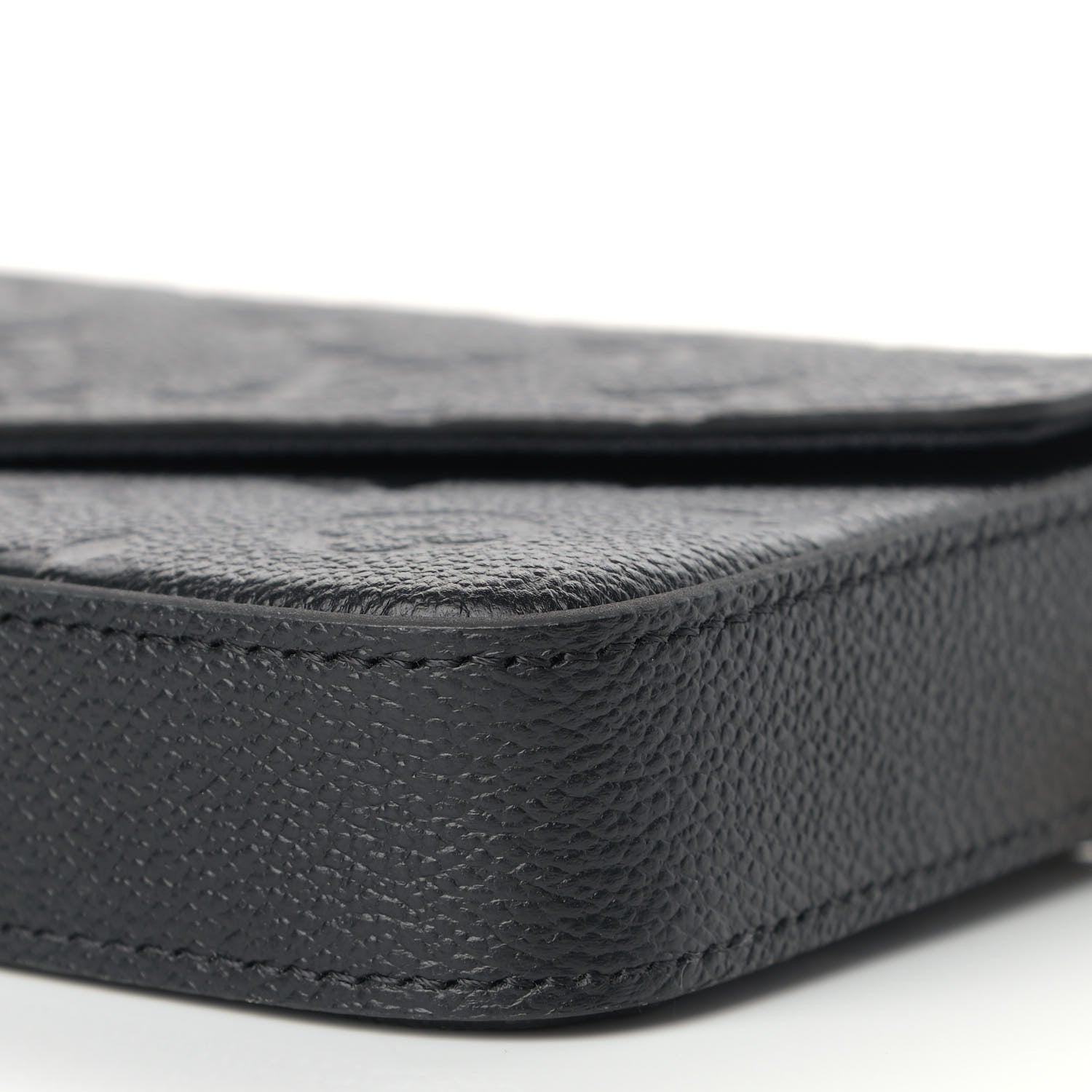 Louis Vuitton Empreinte Pochette Felicie Chain Wallet Black 7 of 10