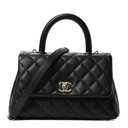 Chanel Caviar Quilted Mini Coco Handle Flap Black 1 of 4