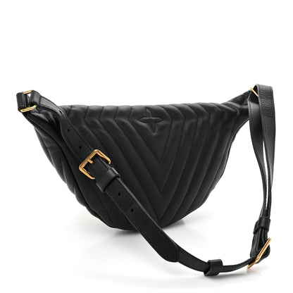 Louis Vuitton Calfskin Quilted New Wave Bumbag Black 3 of 11