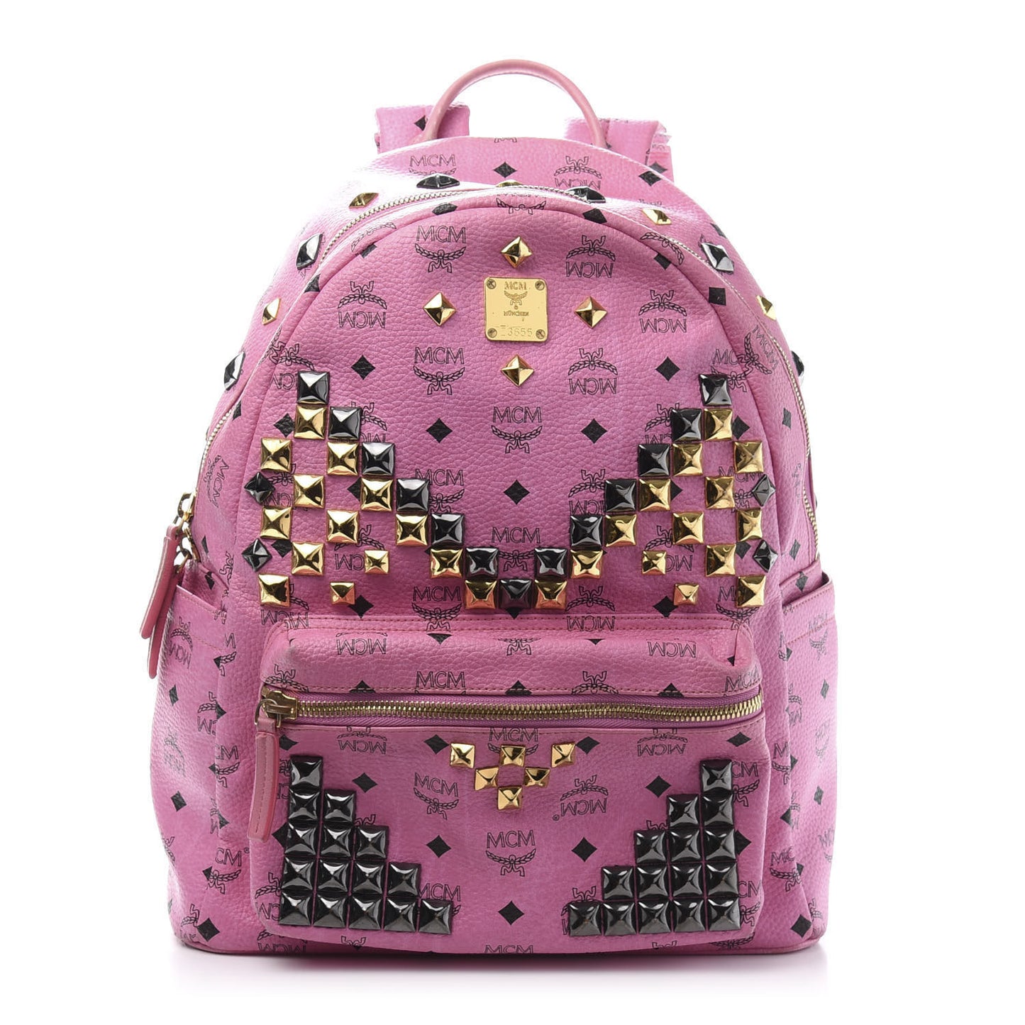 Visetos Studded Medium Stark M Backpack Pink