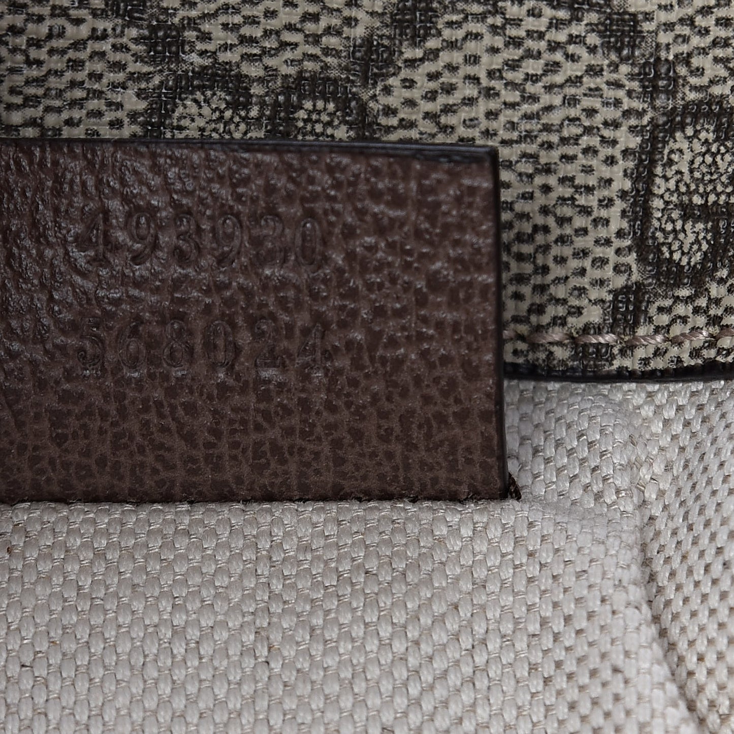 GG Supreme Monogram Neo Vintage Web Belt Bag Brown