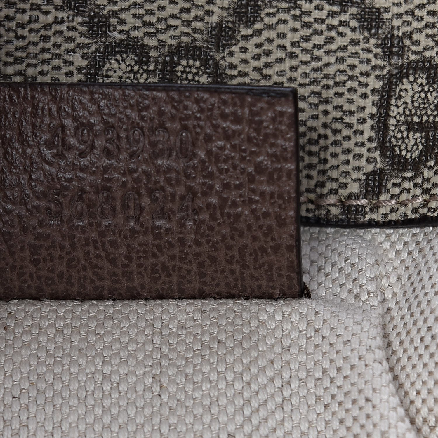 Gucci GG Supreme Monogram Neo Vintage Web Belt Bag Brown 7 of 10