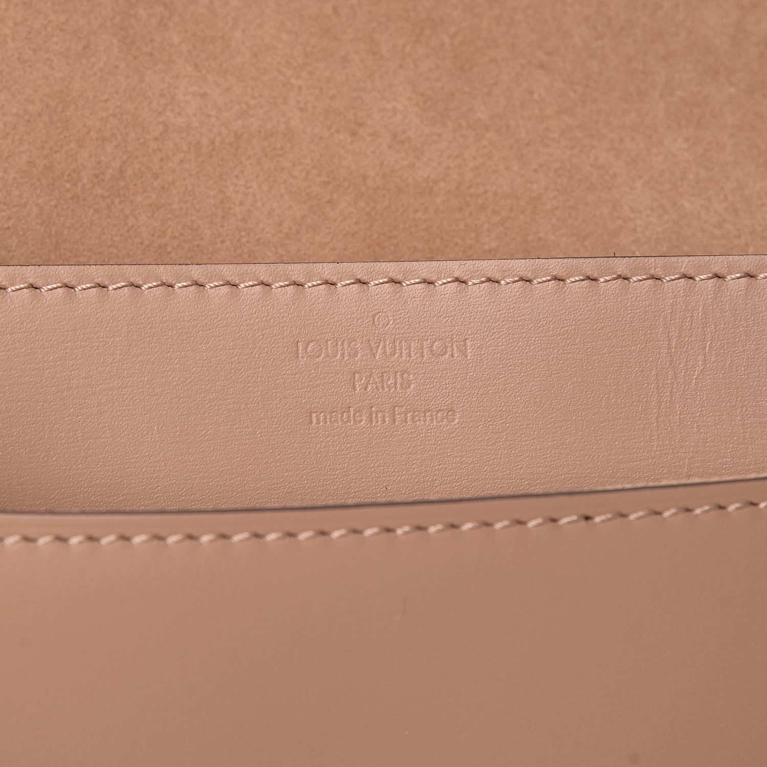 Louis Vuitton Calfskin Chain Louise GM Nude 6 of 10