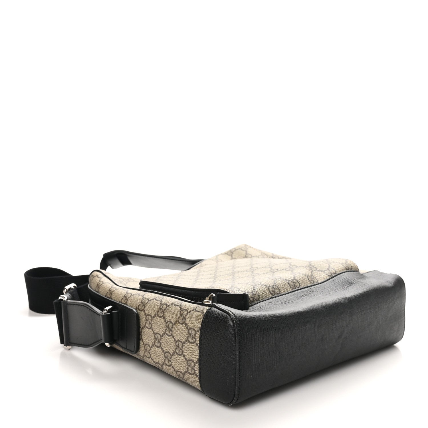 Gucci GG Plus Monogram Front Pocket Messenger Dark Brown 4 of 11