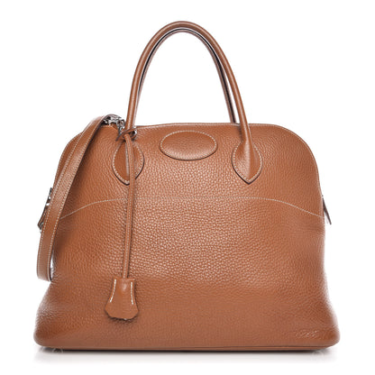Hermes Taurillon Clemence Bolide 35 Gold 1 of 13