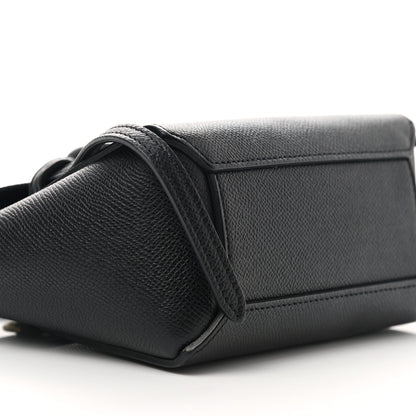 Celine Grained Calfskin Pico Belt Bag Black 8 of 9