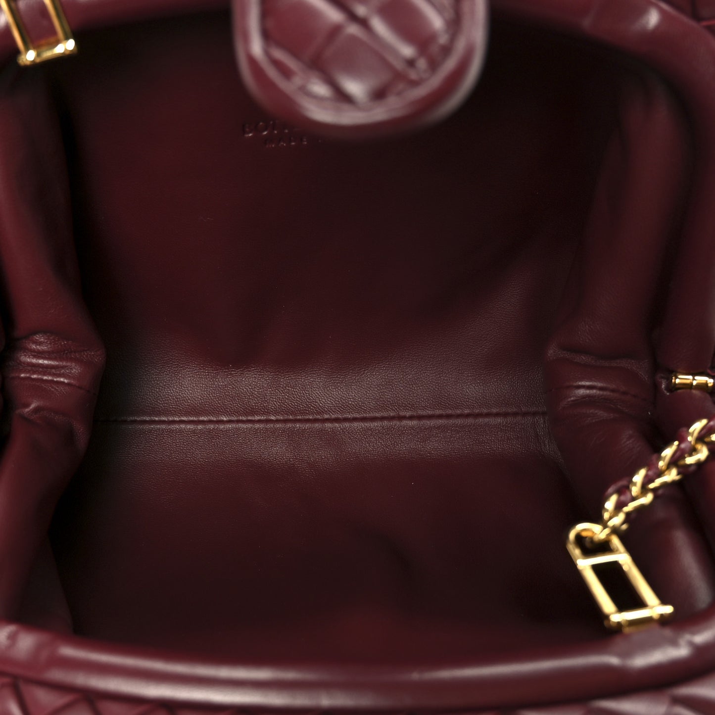 Nappa Intrecciato Teen The Lauren 1980 Clutch With Chain Barolo