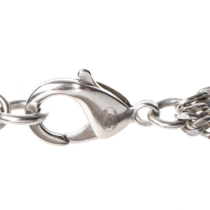 Chanel Baguette Crystal CC Shield Multi Strand Long Chain Necklace Silver 6 of 7
