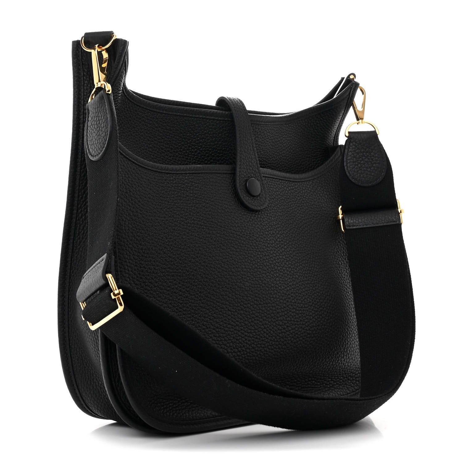 Hermes Taurillon Clemence EVELYNE III PM Black 3 of 11