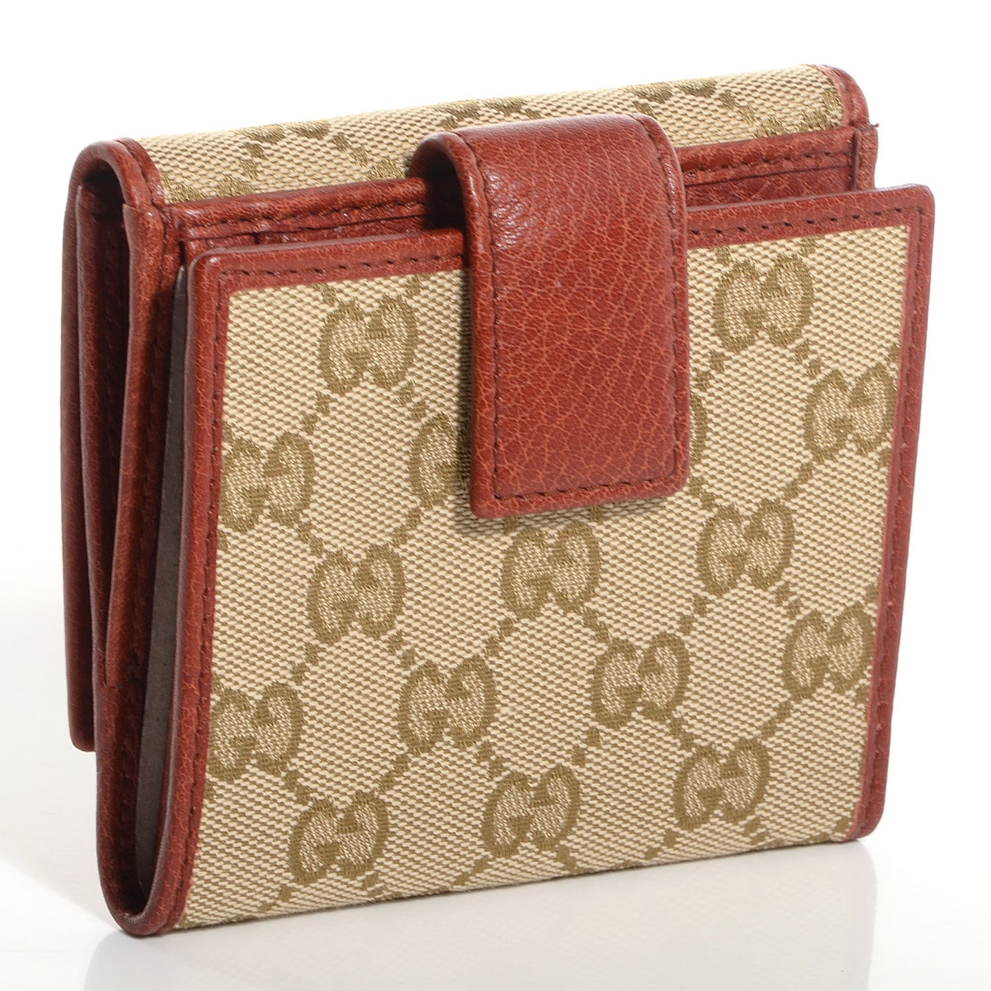 Monogram Laidback Crafty French Wallet Orange