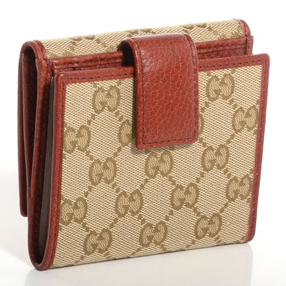 Gucci Monogram Laidback Crafty French Wallet Orange 3 of 9