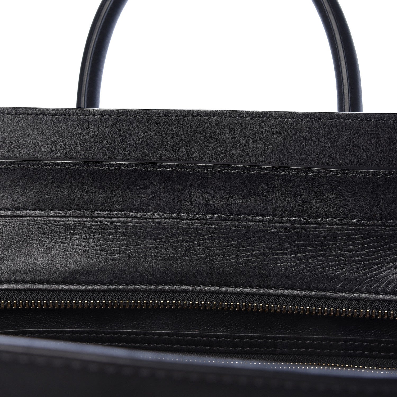 Celine Satin Calfskin Suede Mini Tri-Color Luggage Almond 13 of 13