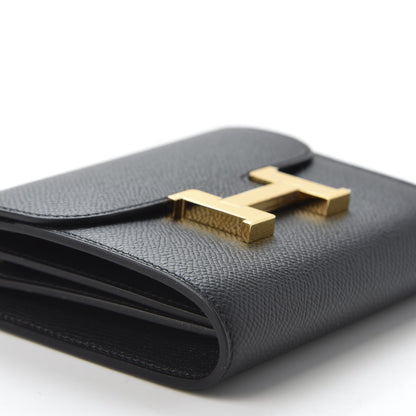 Hermes Epsom Constance Short Wallet Black 5 of 8