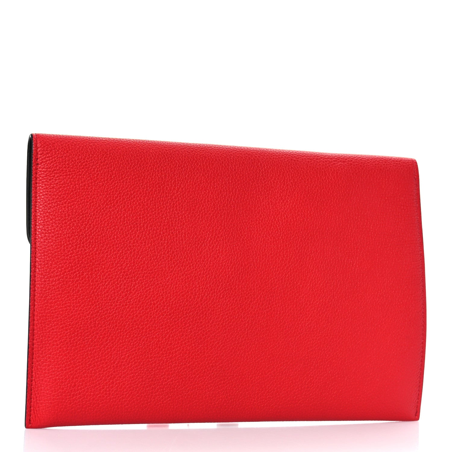 Alexander McQueen Calfskin Skull Envelope Clutch Red 3 of 9