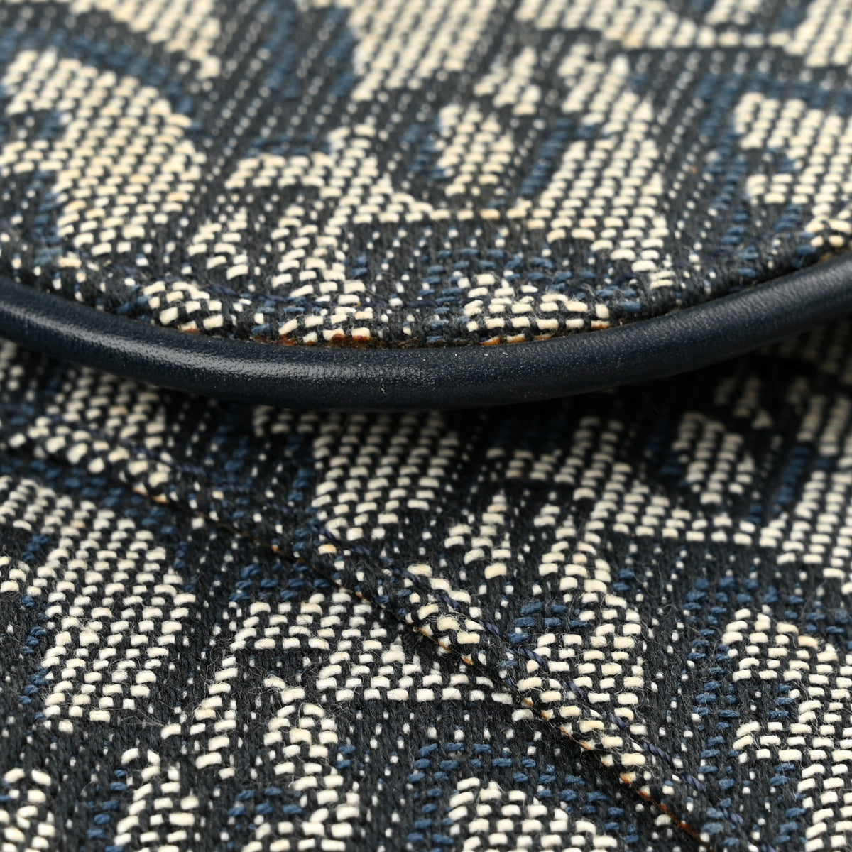 Monogram Saddle Bag Blue