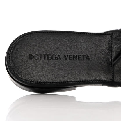 Bottega Veneta Nappa Quilted Rubber Lido Flat Sandals 37 Black 6 of 9