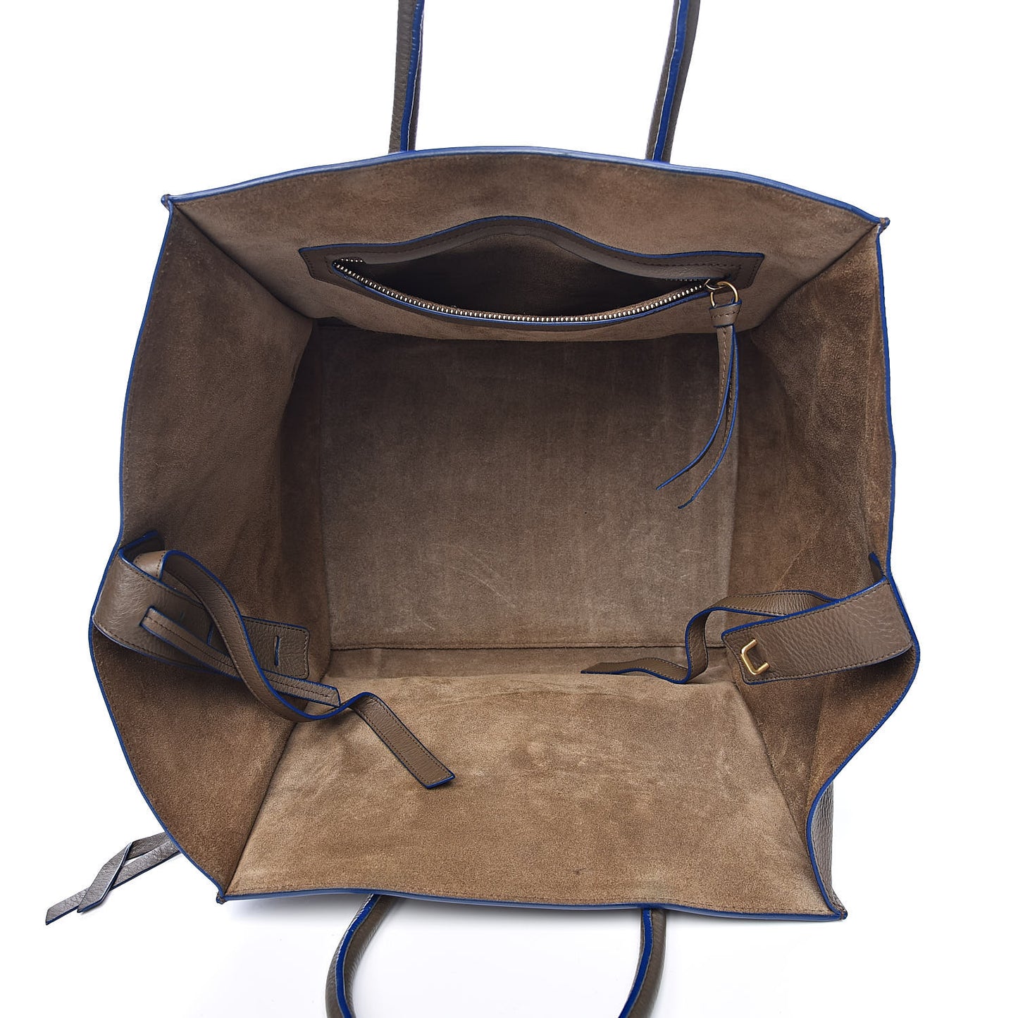 Baby Grained Calfskin Medium Phantom Luggage Khaki