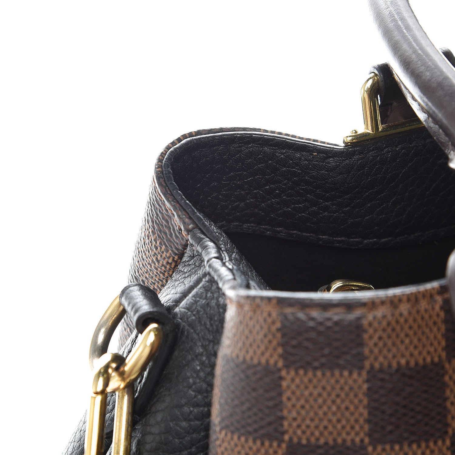 Louis Vuitton Damier Ebene Cuir Taurillon Brittany Black 18 of 20